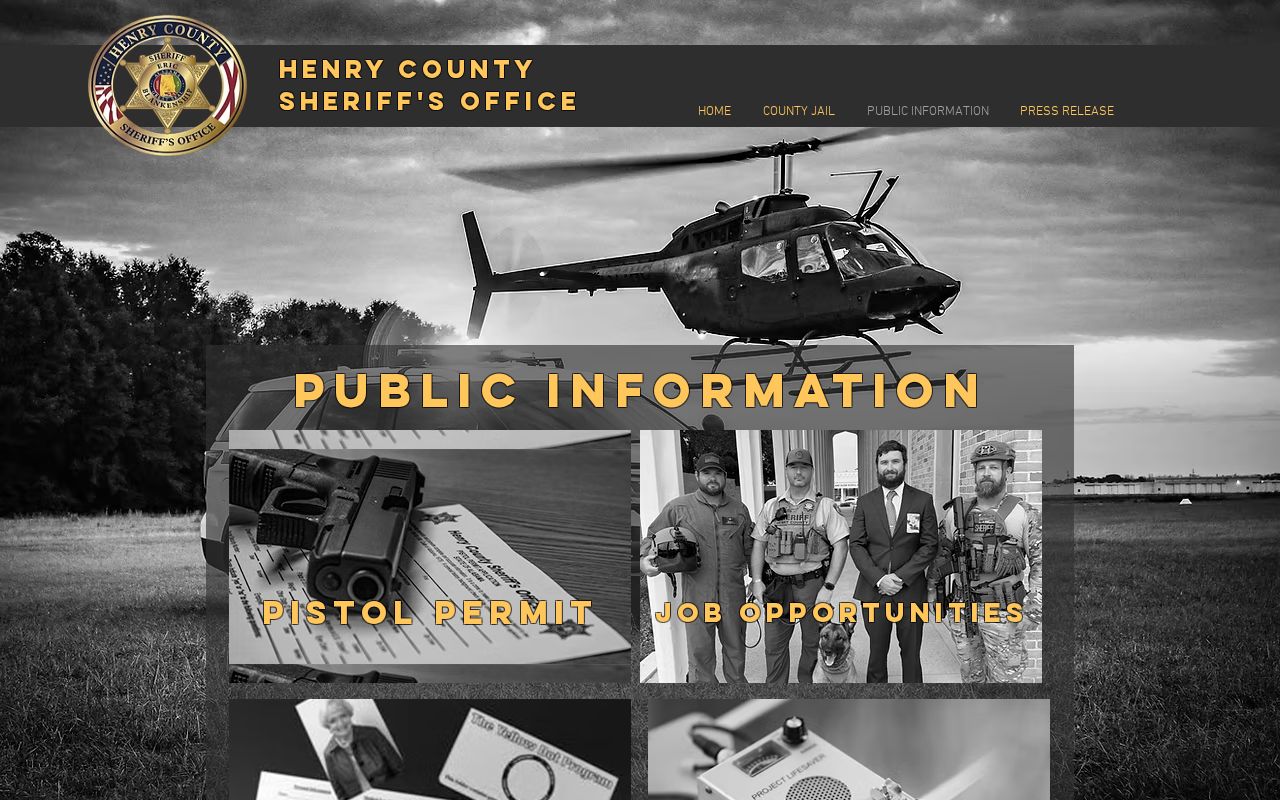 Henry County arrest records public information links