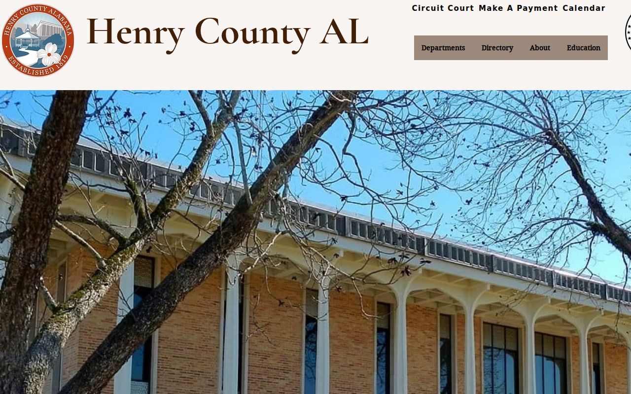 Henry County criminal history official county government page