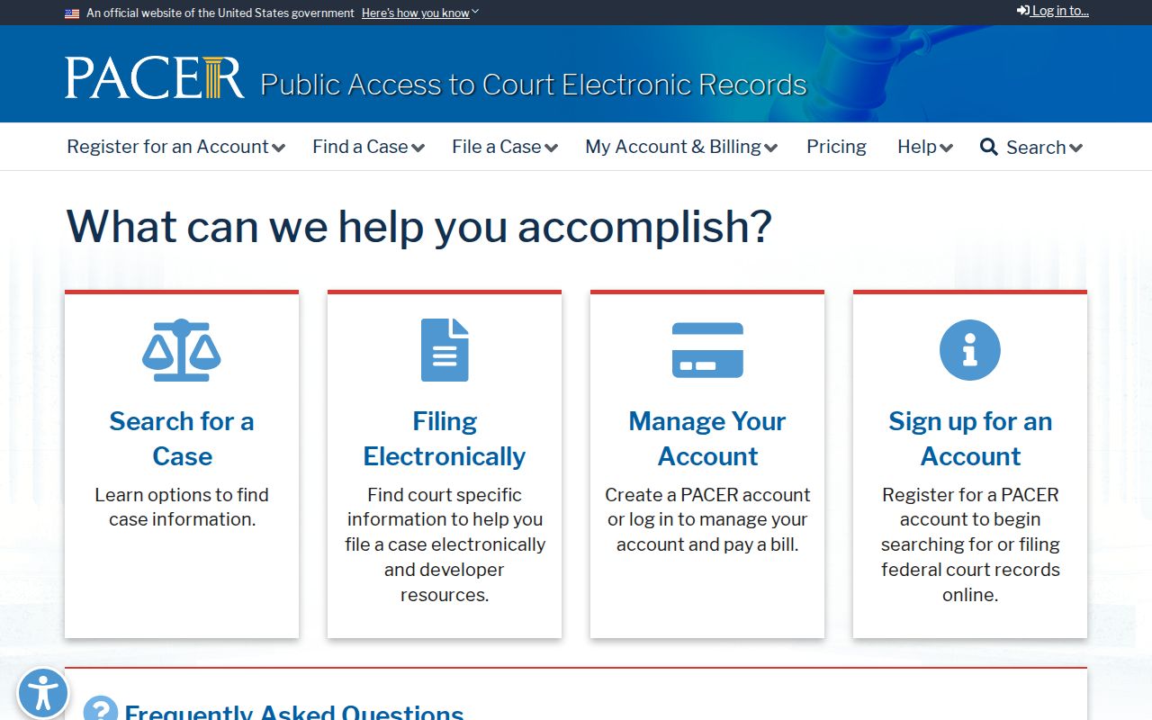 Henry County criminal history federal PACER access